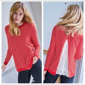 Biden Serena Woven Mix Material Sweater